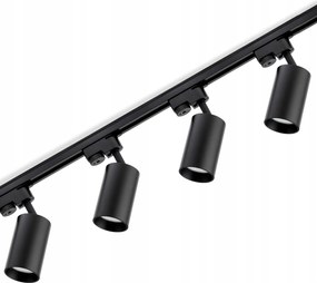 Sínkábel szett Sín 1m 4x Mennyezeti lámpa Reflektor GU10