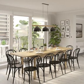 SENDI Étkezőasztal Tölgy Színben 160 cm