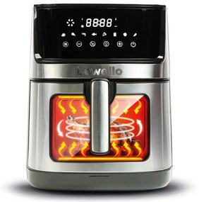 7,5 Liter Air Fryer, Forrólevegős Fritőz - 230V, Alul-felül fűtőszálas