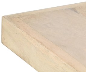 tömör fehérített mangófa étkezőasztal 180 x 90 x 76 cm