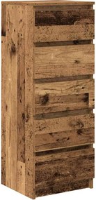 vidaXL antik fa szerelt fa tálalószekrény fiókos 37,5x35x99 cm