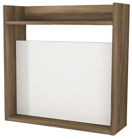 Íróasztal Laptop - White, Walnut