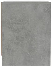 betonszürke szerelt fa éjjeliszekrény 45x34x44,5 cm