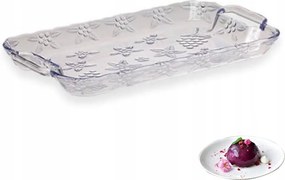 Kristály Sagad tálca 30x17