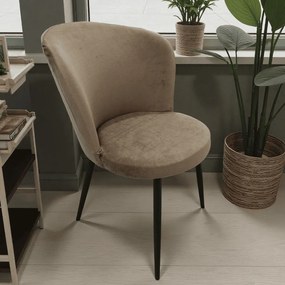 Székhuzat JYSK RISSKOV étkezőszékre (elasztikus, mosható, KÖZÉPBARNA)