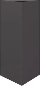 Supremo kaspó, Tüv által tesztelt, fekete 40x40x100cm