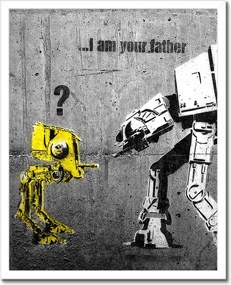 Poszterek keretben 40x50 Banksy I am your father