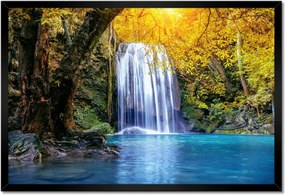 Poszterek keretben 60x40 Gyönyörű vízesés Kaszkád