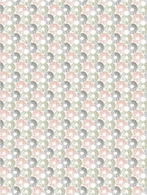 Fotótapéta flizelina Pasztell kerekek minimalizmus fehér alapon 206x275 +ragasztó