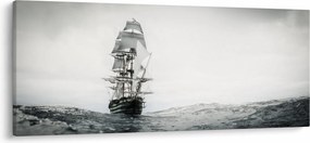 Kép - Egy hajó az óceánon (120x50 cm)