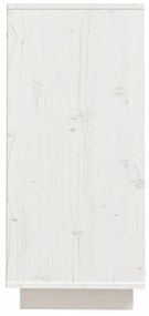 fehér tömör fenyőfa tálalószekrény 60 x 34 x 75 cm