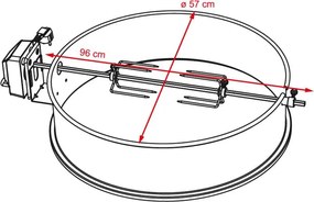 AVENBERG RINGO Nyárstű motorral és tartóval