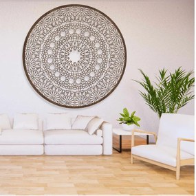 Luxus fa mandala a falon 3D belső dekoráció | HELA