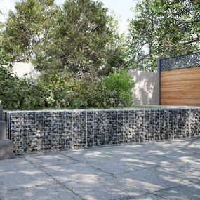 horganyzott vas gabion kosár fedéllel 300 x 50 x 50 cm