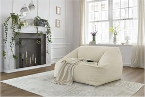 Bézs kordbársony babzsákfotel Lilibet – Bobochic Paris