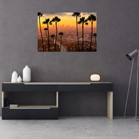 Kép - Los Angeles panorámája (90x60 cm)