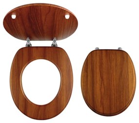 FERRO - MDF WC-ülőke, tölgy dekor