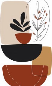 Poszter 40x50cm Botanikus absztrakt