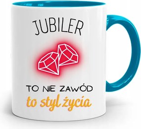 Az Ékszerész Számára A Kék Bögre Egy Életstílus, fényképes nyomtatással