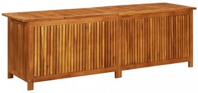 tömör akácfa kerti tárolóláda 175 x 50 x 58 cm