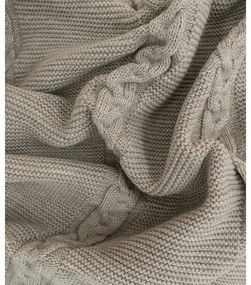 Bézs ágytakaró 200x220 cm Trenza – Oyo Concept