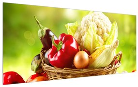 Zöldségek képe (120x50 cm)