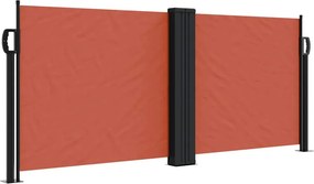 vidaXL terrakotta behúzható oldalsó napellenző 100 x 600 cm