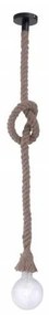 Leuchten Direkt 15481-18 - Csillár zsinóron ROPE 1xE27/60W/230V