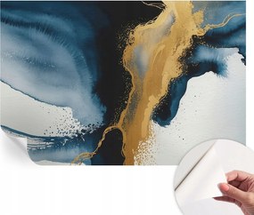 Divatos öntapadós fali tapéta furnér színes absztrakt 104x70 cm