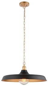 Endon 99998 - Láncos csillár SABIAN 1xE27/10W/230V fekete/arany