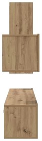 TV szekrény garnitúra 4 pcs kézműves tölgy 30.5 x 30 x 90 cm