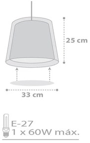 Dalber D-81212E - Gyerek csillár STARS 1xE27/60W/230V