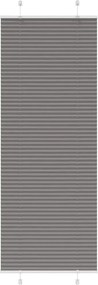 vidaXL pliszírozott redőny antracit 75x200 cm szövetszélesség 74,4 cm