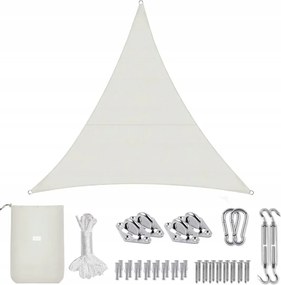 Napvitorla Fehér Prémium Háromszög 250 X 350 CM