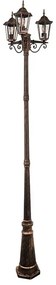 Kültéri lámpa 3xE27/20W/230V IP43 2,58 m patina kivitelben