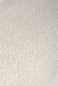 Krémszínű buklé párnázott pad Dayla – Bizzotto