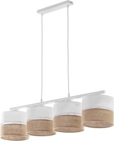TK Lighting LINOBIANCO 6576 Függőlámpa 4x15W/E27