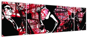 Modern kép - Pop-art (170x50cm)