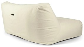 Krémszínű buklé babzsákfotel Sofa Tube 190 – SLOWDOWN