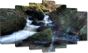 Festmények 140x80 Látvány Hegyi folyó