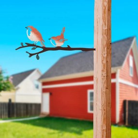Bird fém kerti dísztárgy, 22×55 cm