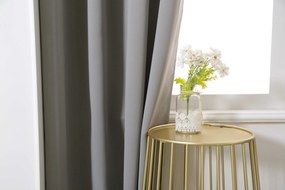 OXFORD LIGHT világosszürke függöny 140x250 cm Felfüggesztés: Hullámos sínszalag