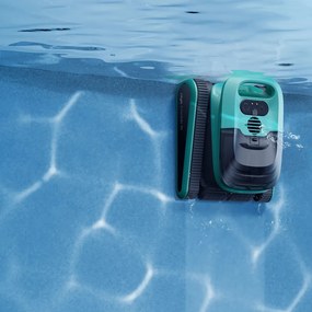 Medencetisztító robot, Niya Tracker 55 EU, fekete, akkumulátoros, vezeték nélküli, automata, padló és fal tisztítás, vízvonal tisztítás
