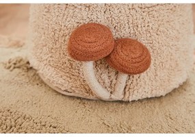 Téglavörös-krémszínű gyerek babzsákfotel Boletus – Lorena Canals