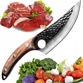 Konyhai Kés Japán Vadászkés Szakácskés 15 cm Tok