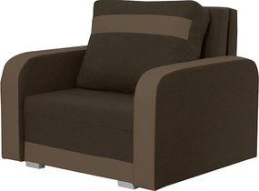 KONRAD fotelágy Barna/világosbarna