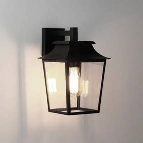 ASTRO LIGHTING 1340004 RICHMOND Klasszikus Kültéri Fali Lámpa Fekete, Átlátszó E27 IP23