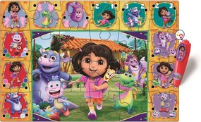 Dóra, a felfedező Adventure interaktív 24 db-os puzzle Clementoni