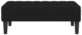 Pad Black 113x57x39 cm Szövet
