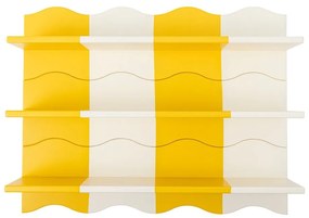 Sárga-fehér gyerek polc 80 cm Bubbi – Bloomingville Mini